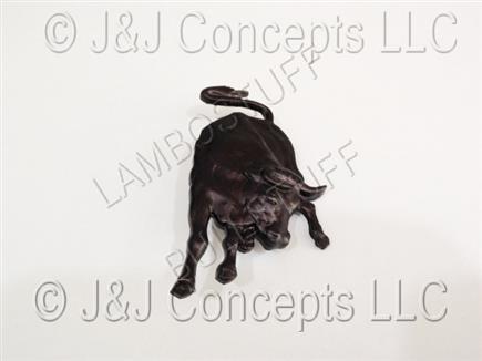 EMBLEM BULL DARK BRONZE 3 INCH