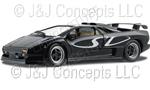 DIABLO SV DIECAST MODEL BLUE 1:18 DIE CAST CAR BLACK