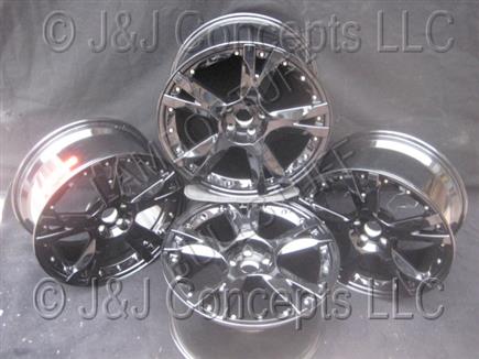 Callisto Black Chrome Wheel Set