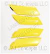 Diablo Roadster and SV Rocker Fin Set - YELLOW USED SOLD AS IS - NONREFUNDABLE