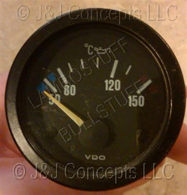 Oil Temperature Gauge USED SOLD AS IS - NONREFUNDABLE