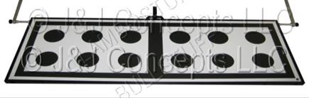 PANEL FOR CALIBRATING REAR VIEW CAMERA
