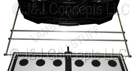 SUPPORT RODS FOR CALIBRATING REAR VIEW CAMERA