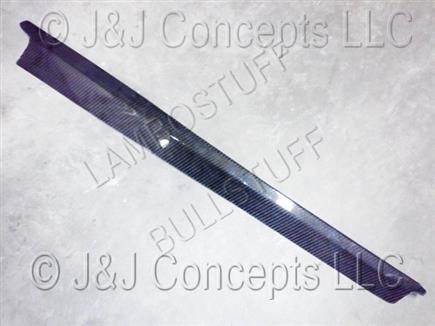 Doorsill Molding Left - Carbon Fiber OEM USED SOLD AS IS - NONREFUNDABLE