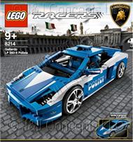 sindsyg sladre det er nytteløst Lamborghini Lego Racers Gallardo Police Car - Lamborghini Part# LEGO8214