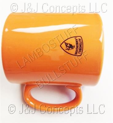 Mug Orange with Crest 