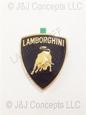 LAMBORGHIN SHIELD BULL LOGO EMBLEM FRONT
