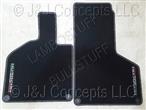 HURACAN SET OF 2 FLOOR MATS PICK BORDER COLOR