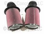 Pair High Flow K&N Air filter Gallardo LP 550,560-4,570