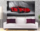 Aventador canvas print 3 pieces 57 in by 32 in