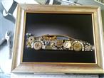 Aventador Steampunk Art Silver wood fram 13 in by 10 in
