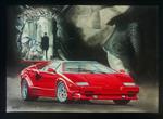 One of a kind Countach print
