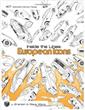 COLORING BOOK INSIDE THE LINES EUROPEAN ICONS