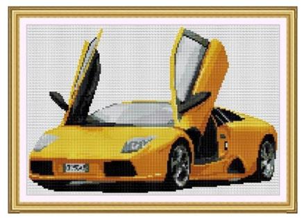 CROSS STITCH LAMBORGHINI MURCIELAGO