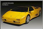 Lamborghini Diablo Poster 36 x 24 in