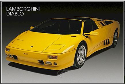 Lamborghini Diablo Poster 36 x 24 in