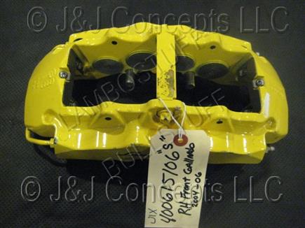 BRAKE CALIPER - YELLOW USED SOLD AS IS - NONREFUNDABLE