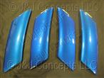 Diablo Roadster and SV Rocker Fin Set - BLUE USED SOLD AS IS - NONREFUNDABLE