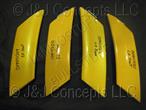 Diablo Roadster and SV Rocker Fin Set - YELLOW USED