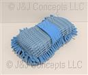 Ultimate Chenille Microfiber Two Sided Wash Sponge, Blue