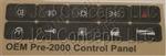 REPLACEMENT GRAPHICS FOR PRE-2000 BUTTON CONTROL PANEL