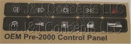 REPLACEMENT GRAPHICS FOR PRE-2000 BUTTON CONTROL PANEL