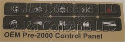 Pre-2000  Button Control Panel Graphics Only