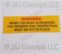 Warning label