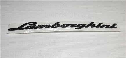 LAMBORGHINI URUS REAR LOGO - MATT BLACK EMBLEM