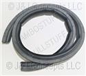 Countach Upper forward Door Seal - 150 cm