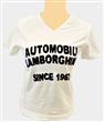 Ladies White Since 1963 Short Sleeve Shirt Size M -50% OFF